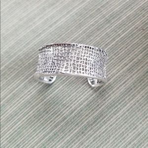 Silpada Mesh Woven Cuff Bracelet
